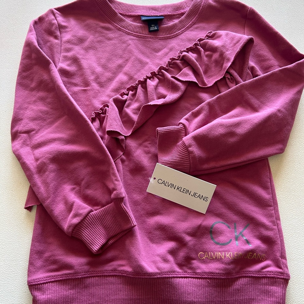 Calvin Klein Jeans Pink Long Sleeve Tee